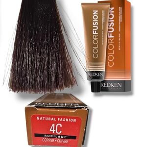 Redken Color Fusion Permanent Hair Color Cream 4C Copper Brown